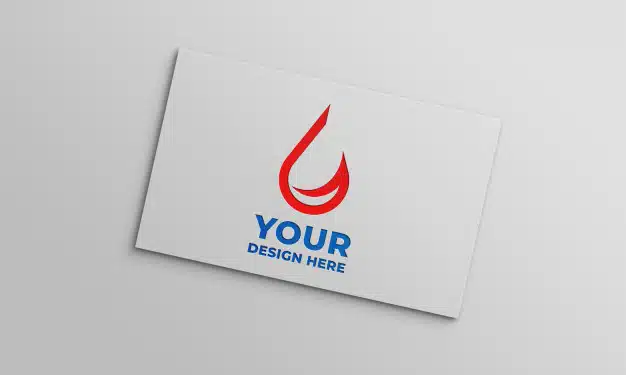 Business card logo mockup Premium Psd