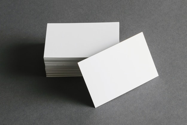 Business card stationery concept Premium Photo
