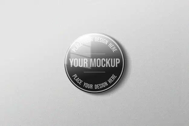 Close up on simple mockup isolated Premium Psd