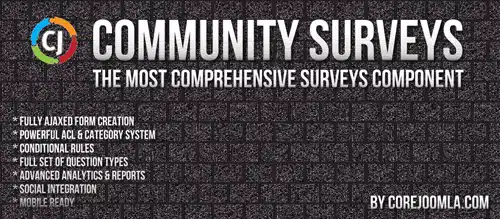 Community Surveys Pro v5.2.2 - polls for Joomla