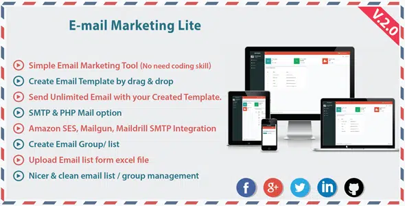 Email Marketing Lite v2.0 - email management script