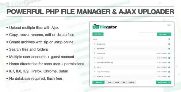 FileGator PRO v5.0 - PHP file manager