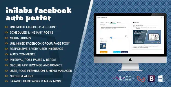 Inilabs Facebook Auto Poster NULLED - Facebook Auto Posting & Scheduler