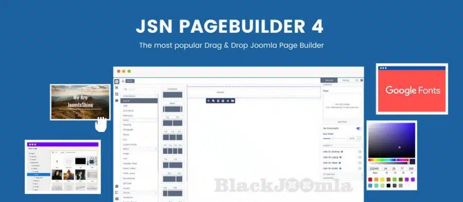 JSN PageBuilder 4 PRO v1.0.1 - Joomla content constructor