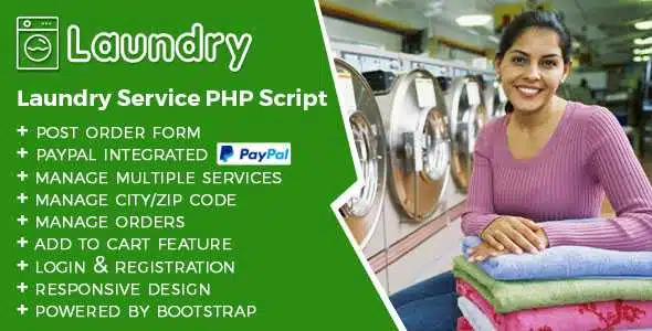 Laundry Service PHP script