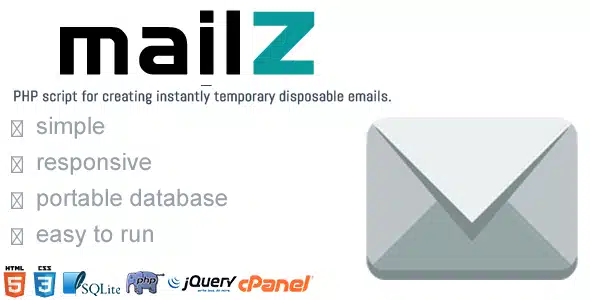 MailZ - Simple Disposable Temporary Email - PHP Scripts