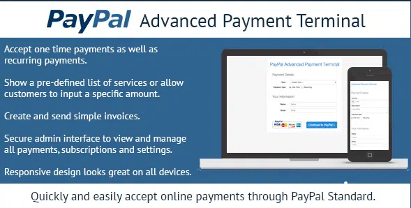 PayPal Advanced Payment Terminal v1.3 - accepting PayPal payments