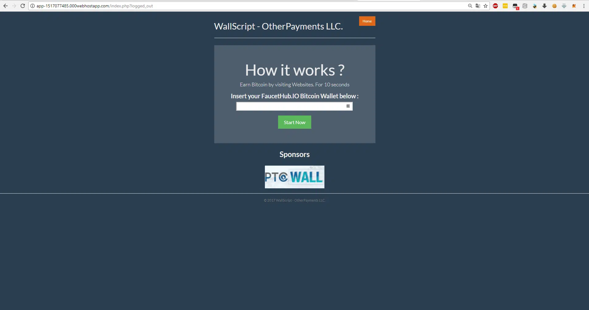 WallScript v4 - script for earning BitCoin