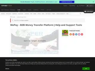 WePay - B2B Money Transfer Platform - Help and Support Tools