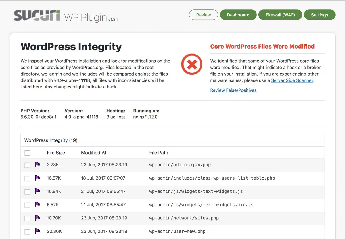 WordPress Scanner - WordPress template and plugin scanner