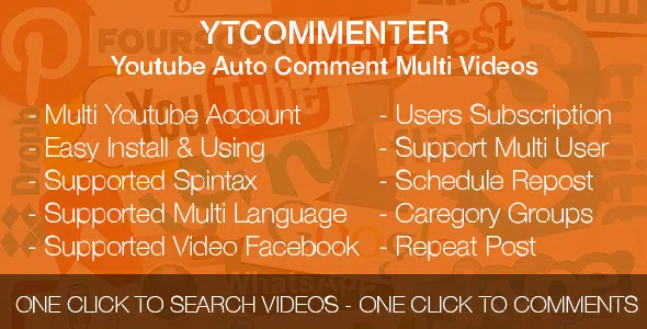 YTCommenter NULLED - YouTube video comment management