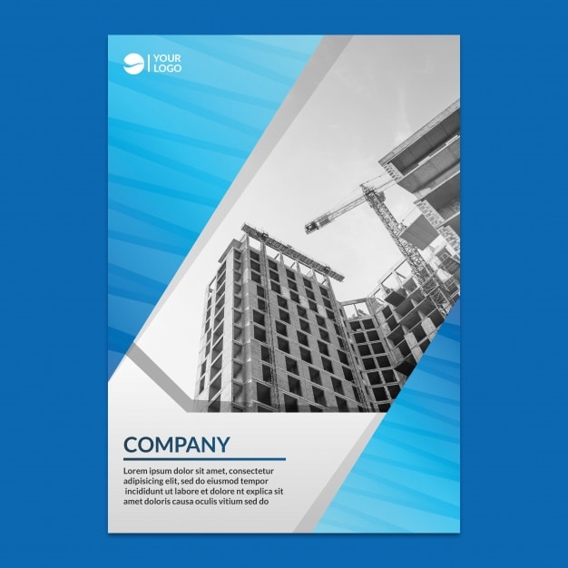 Corporate annual report mockup Free Psd