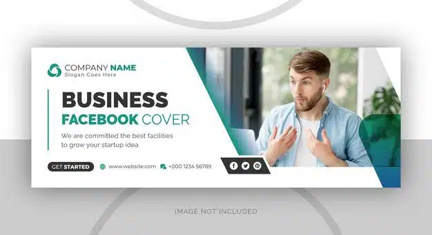 Corporate business digital marketing agency facebook cover and web banner design template Premium Psd