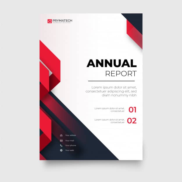 Professional business flyer template Free Vector