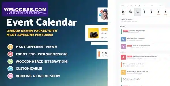 Stachethemes Event Calendar v3.2.3 - WordPress event calendar plugin