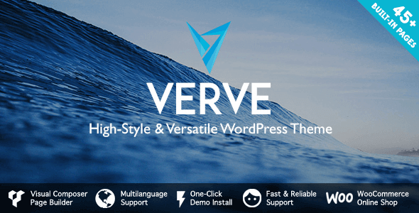 Verve v5.0.1 NULLED - Stylish WordPress Theme