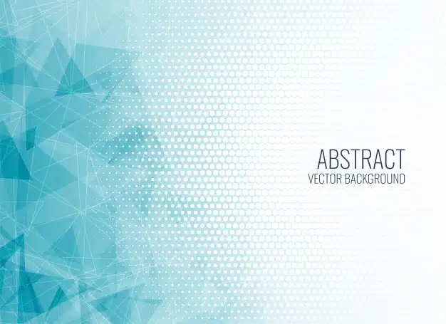 Abstract blue geometric shapes background Vector