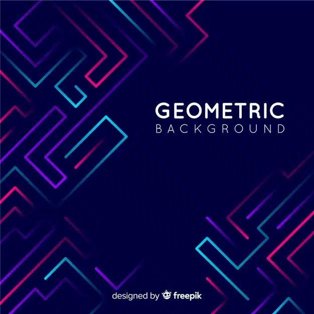 Geometric background Premium Vector