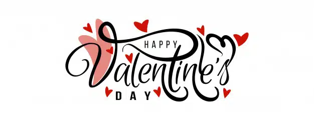 Happy valentine's day elegant love banner template Vector