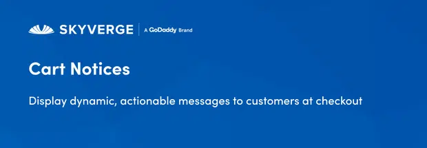 Cart Notices for WooCommerce