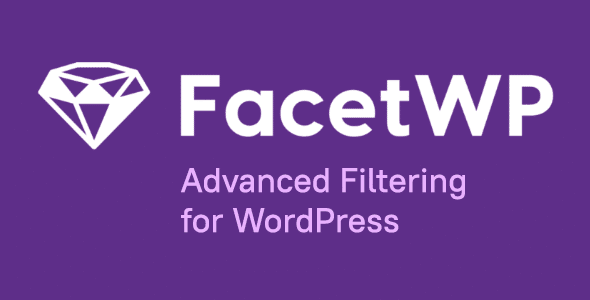 FacetWP 3.8.2 - Advanced Filtering for WordPress + All addons