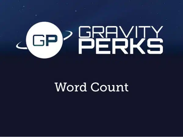 Gravity Perks Gravity Forms Word Count 1.4.7