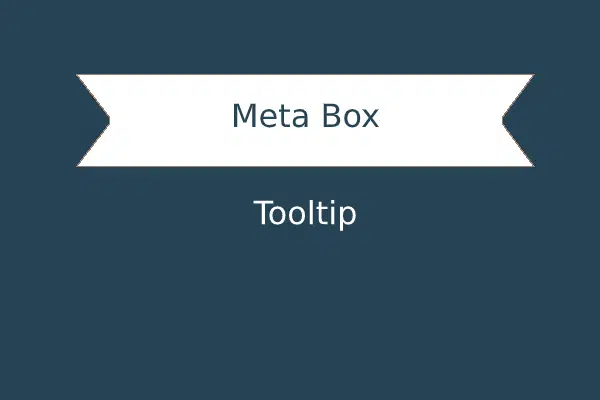 Meta Box Tooltip