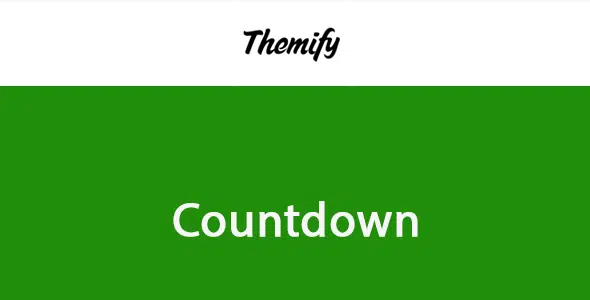 Themify Builder Countdown