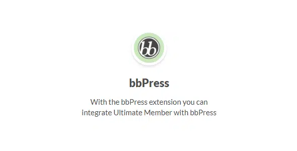 Ultimate Member bbPress 2.0.9