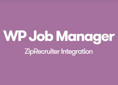 WP Job Manager ZipRecruiter Integration Addon 1.1.0