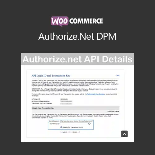 WooCommerce Authorize.Net DPM 1.8.1
