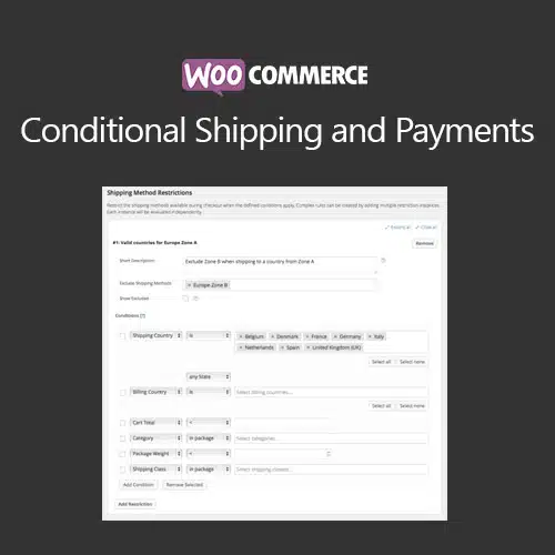 WooCommerce Conditional Shipping and Payments 1.9.3