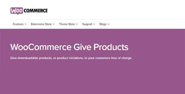 WooCommerce Give Products