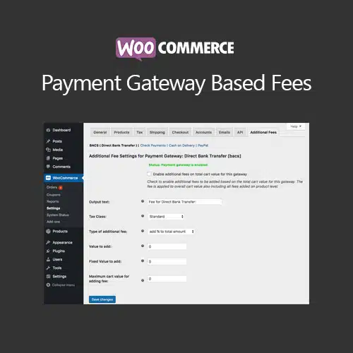 WooCommerce Payment Gateway Based Fees 3.2.3