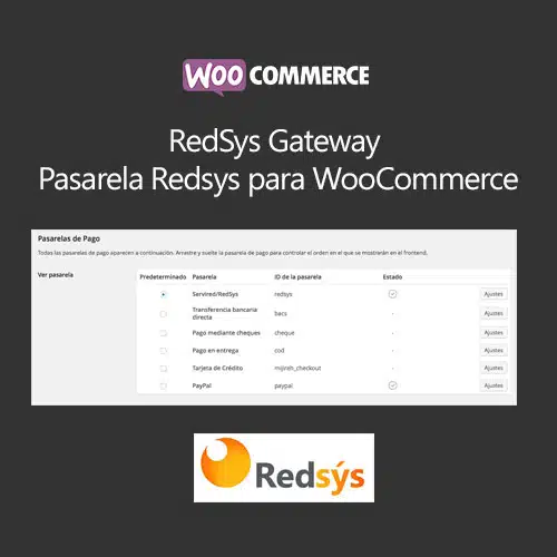 WooCommerce RedSys Gateway 15.0.3