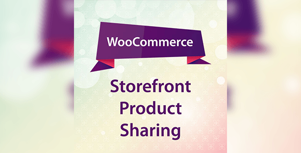 WooCommerce Storefront Product Sharing