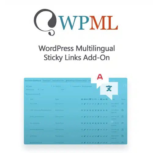 WordPress Multilingual Sticky Links