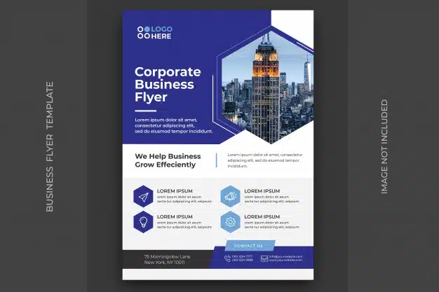 Corporate business flyer template Premium Psd