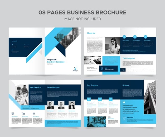 Corporate creative brochure design Premium Psd