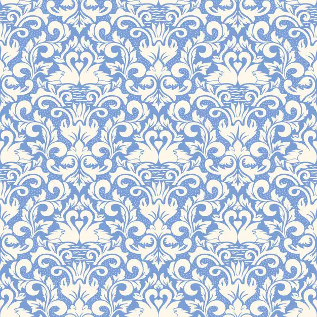 Damask seamless pattern background. classical luxury old fashioned damask ornament, royal victorian seamless texture for wallpapers, textile, wrapping.