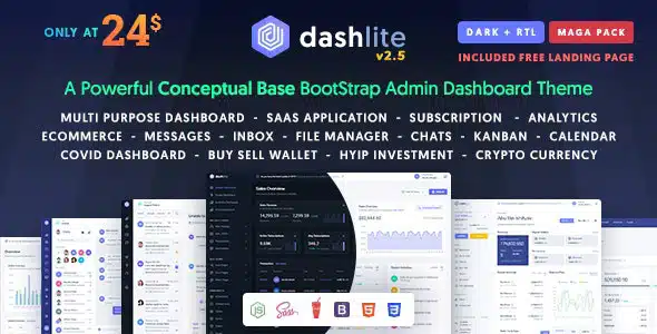 DashLite v2.4.0 - Bootstrap Responsive Admin Panel Template