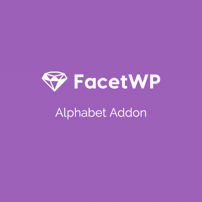 FacetWP Alphabetical Addon 1.3.3