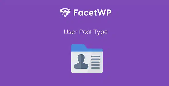 FacetWP User Post Type