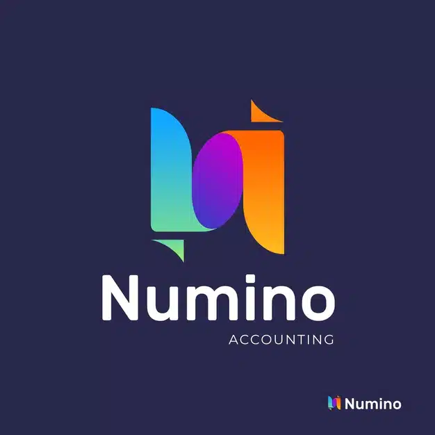 Gradient accounting logo template Free Vector