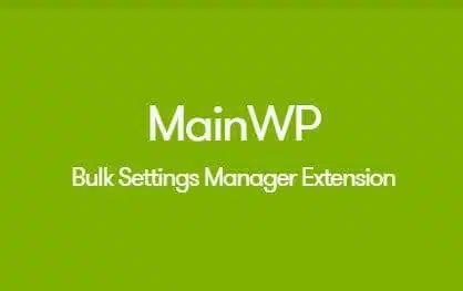 MainWP Bulk Settings Manager Extension 4.0.2.1