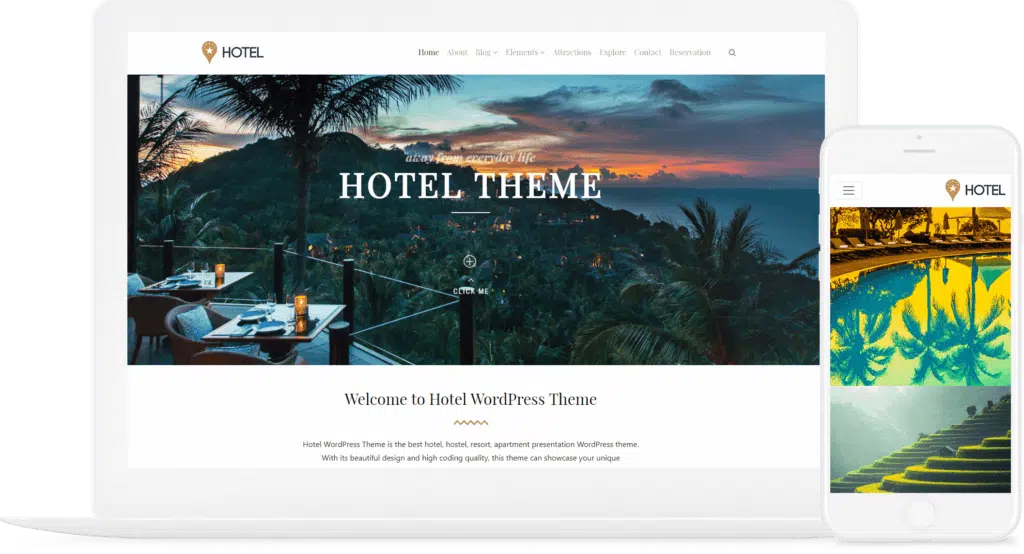 Responsive Hotel Website Builder