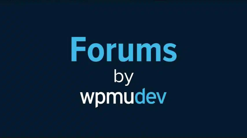 WPMU DEV Forums