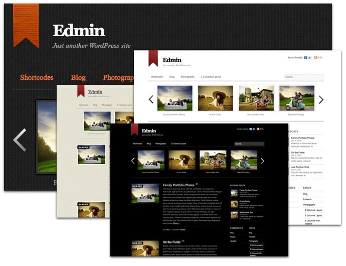 WordPress theme Edmin