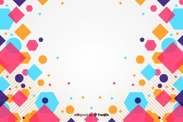 Abstract background with colorful squares Premium Vector