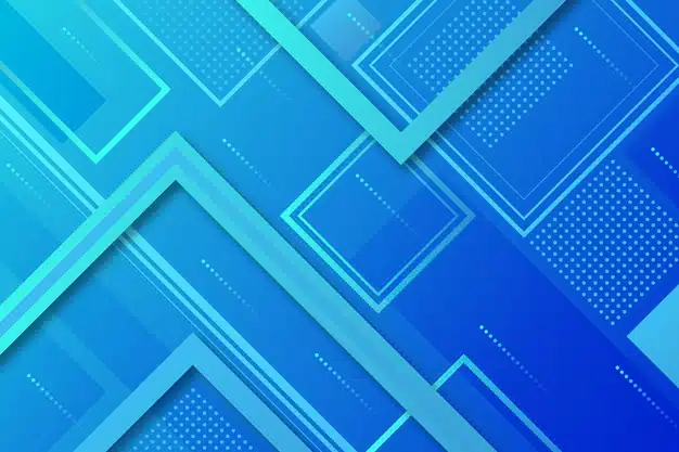 Classic blue background abstract style with squares Free Vector
